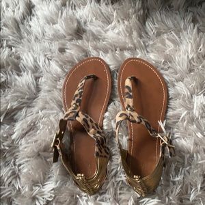 Leaopard sandals